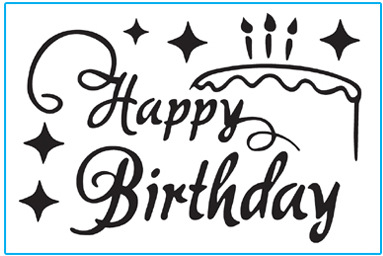 1pc adesivi per feste di buon compleanno per palloncini trasparenti trasparenti Bobo palloncini lettere decalcomanie forniture per feste di compleanno