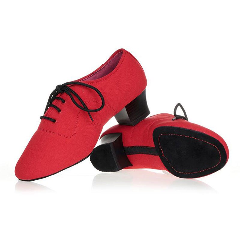 NUOVO scarpe di Tela delle Donne Sala Da Ballo Latino Pratica Scarpe Da Ballo Coperta In Pelle Scamosciata Split Sole 4 centimetri Tacco Alto Sala Da Ballo Danza Formazione Scarpe