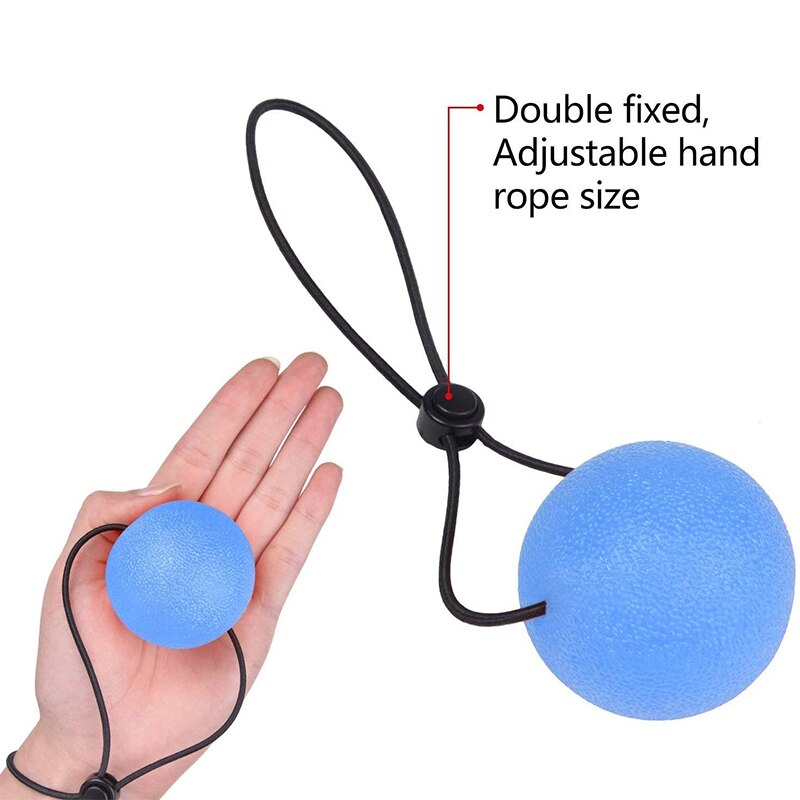 Pelota antiestrés portátil para apretar, pelota para aliviar el estrés, fortalece el ejercicio de mano y alivia la tensión, ideal para niños y adultos