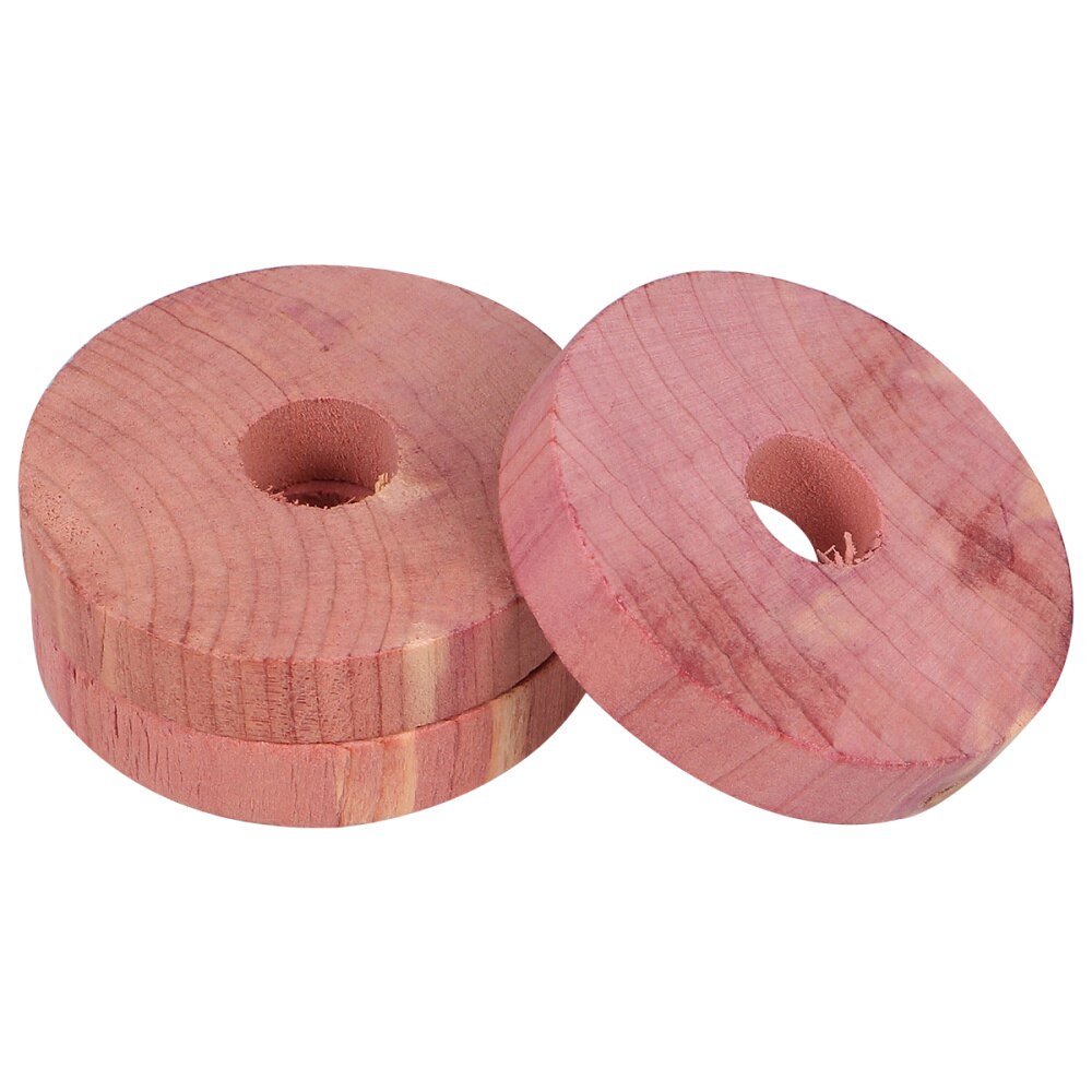 30Pcs Cederhout Ring Circular Bug Muggen Ring Houten Ronde Chips Motbestendig Garderobe Ceder Chip