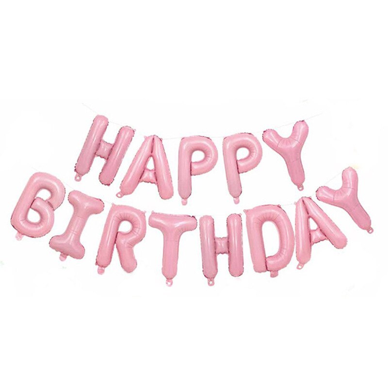 16-inch Geburtstag Paket Ballon Englisch Brief Set Aluminium Ballon geburtstag luftballons geburtstag party dekorationen erwachsene: A8A19