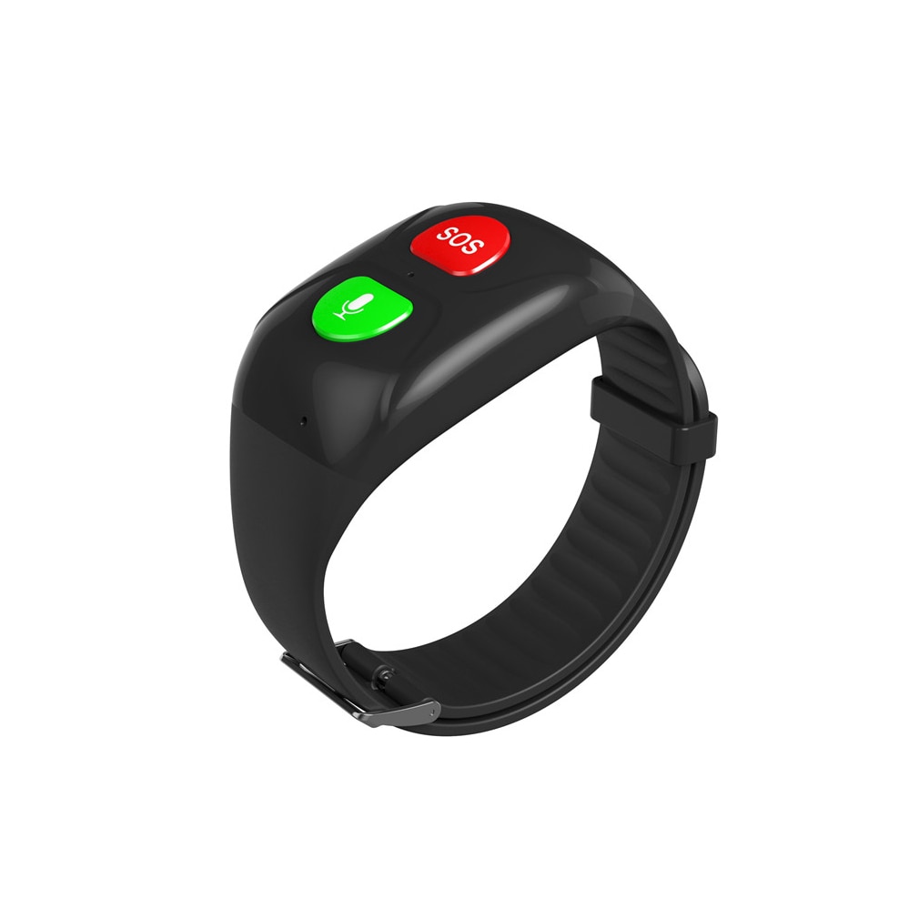 Ældre barn gsm sos knap alarm alarm real-time tracking puls blodtryksovervågning