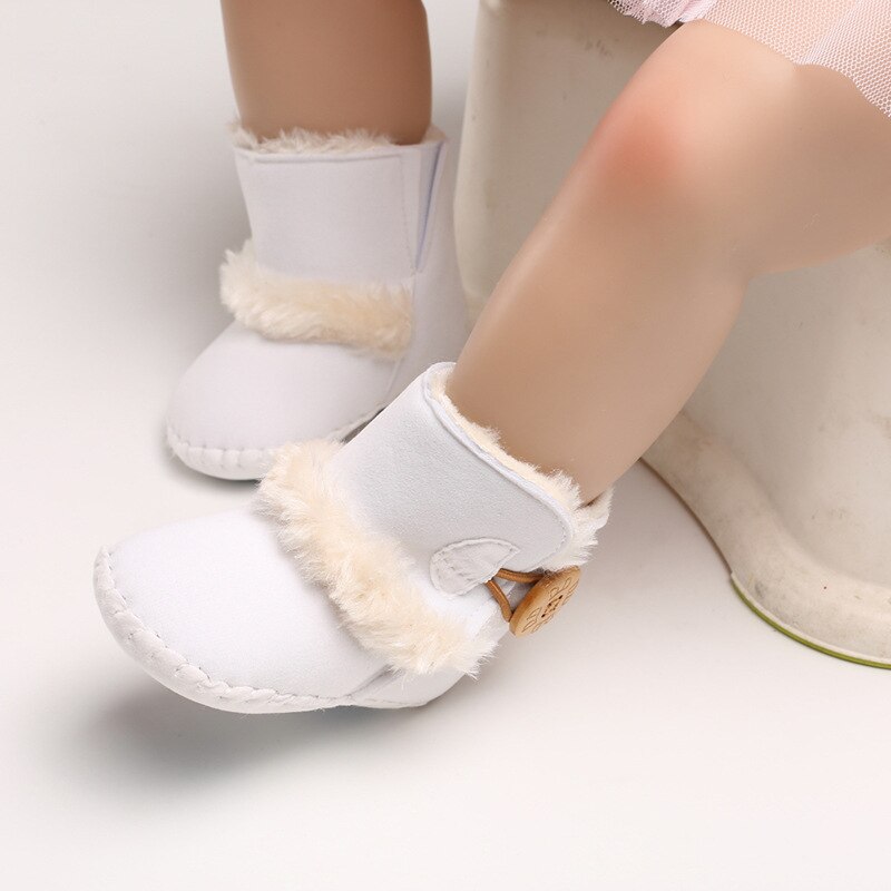 Winter freundlicher Schnee Stiefel freundlicher Baumwolle klobig Schuhe Mädchen Kurze Ski Stiefel Mit Warmen Plüsch Weichen Boden Baby Schuhe