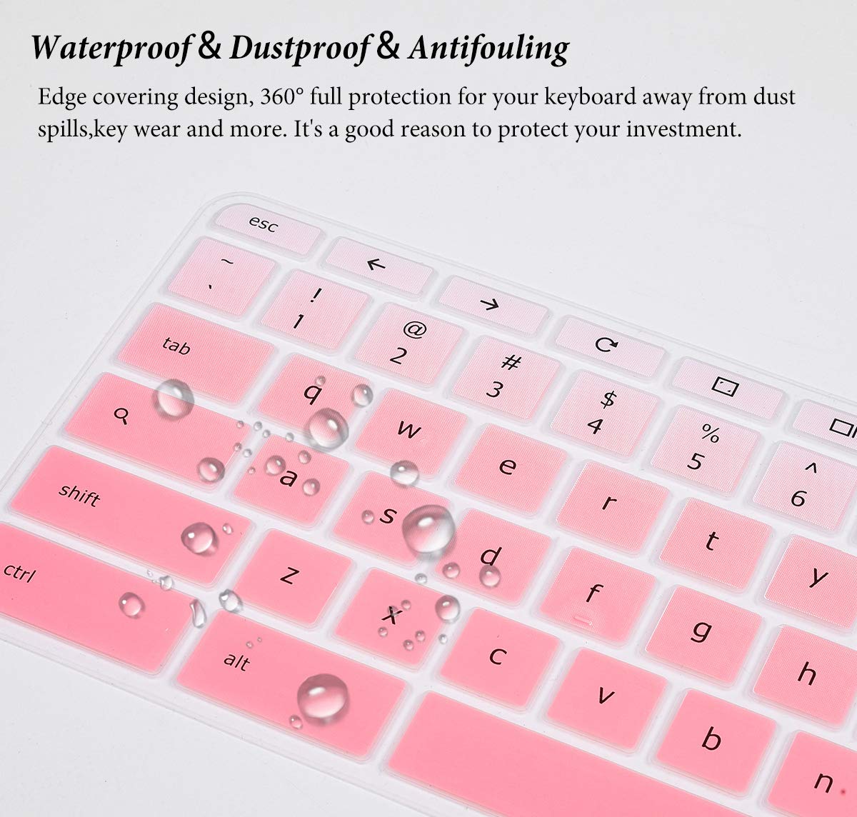 Funda protectora para teclado de ordenador portátil para Acer R11 más de 11,6/Chromebook 11 CB3-131 CB3-132/R 11 CB5-132T