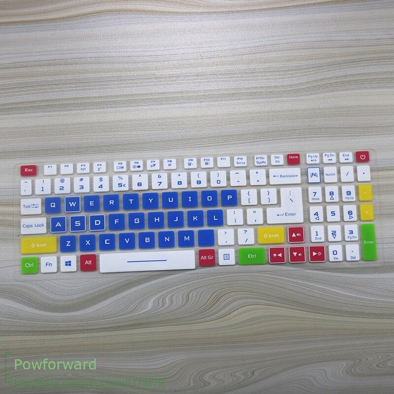 Do projektora Acer Nitro 5 17 AN517-52 AN517-41 AN517-51 17.3 cal silikonowa klawiatura do laptopa pokrywa skóry: candyblue