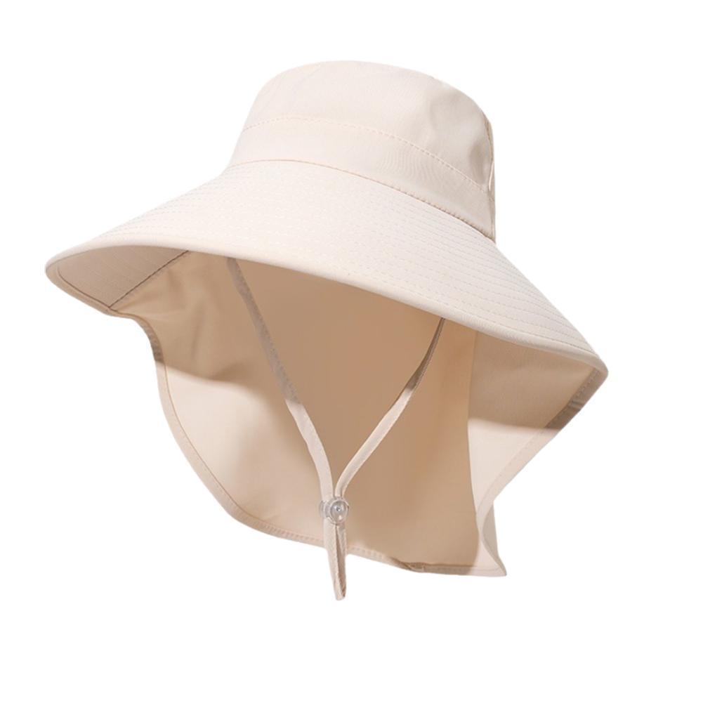 Cappello da sole a tesa larga con patta sul collo per uomo donna regolabile Outdoor 50 + protezione UPF Safari Cap escursionismo pesca cappello estivo: Lavanda