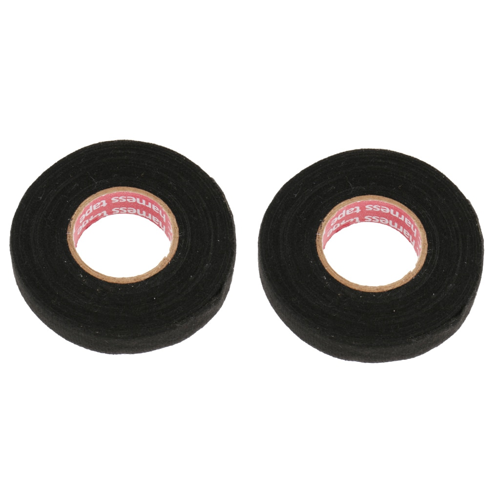 2 Pieces Automotive Car Truck Noise Damping Loom Wire Harness Cloth Electrical Tape