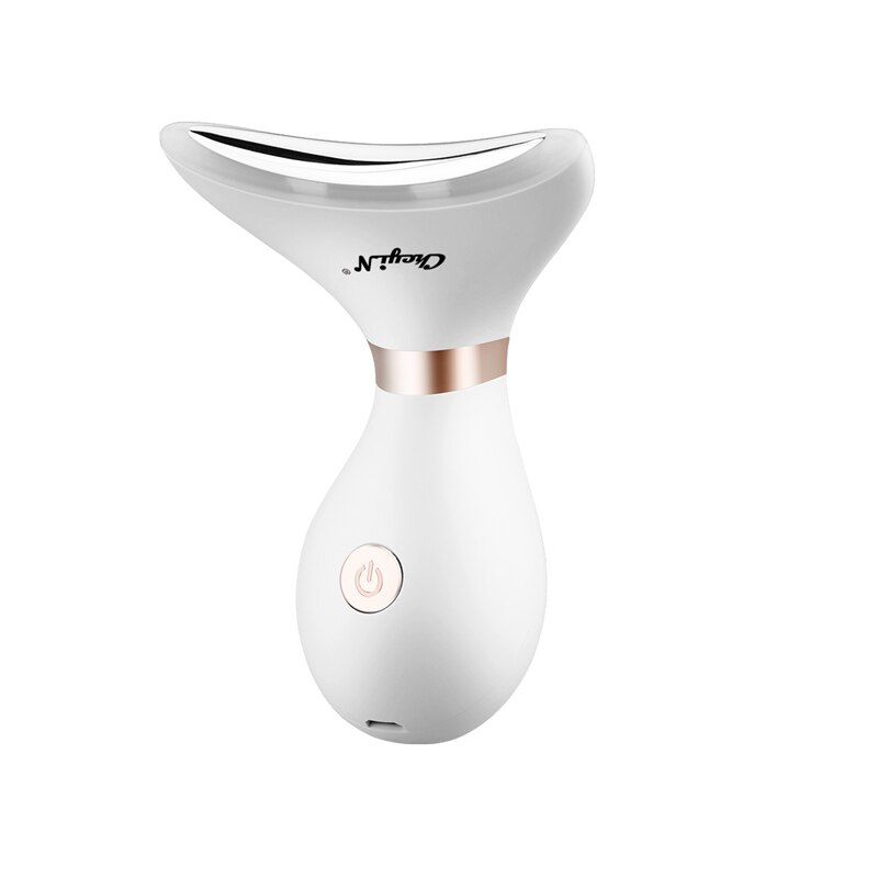 Ckeyin hals ultraljud lyft massageapparat ansiktsbehandling joniskt öga ansiktsvibration anti skrynkla åtstramande ögon huduppvärmning massagemaskin: A5
