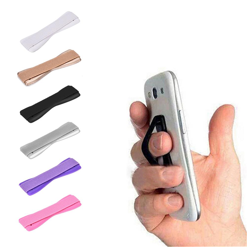 For Apple iPhone Finger Phone Grip Elastic Band Strap Universal Phone Holder for Mobile Phones Tablets Anti slip