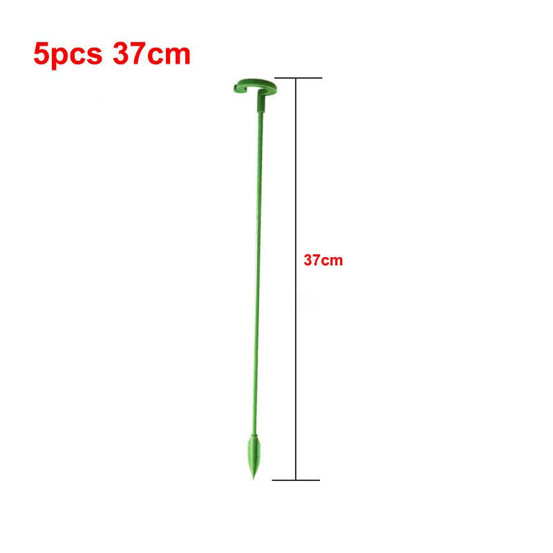 Macetas de plástico transparente para orquídeas, bandeja con agujeros, función de aire, contenedor de crecimiento de raíz, ranuras, Agujero colgante de pared, 5 piezas: 37cm holder