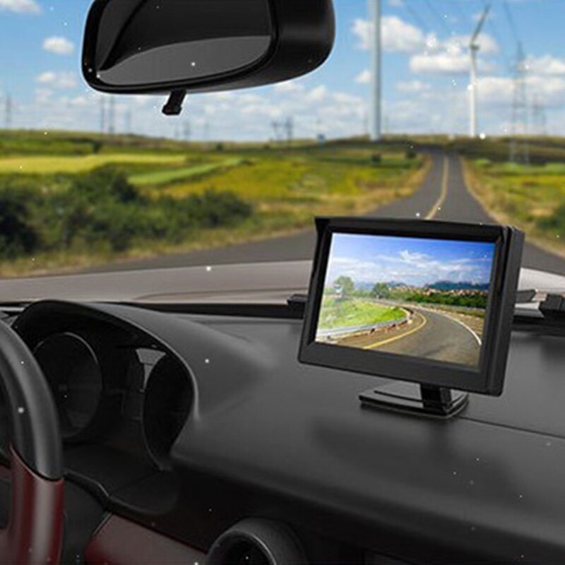 5inch Car Reversing Monitor LCD High Definition Digital Screen 2 Way Video Input