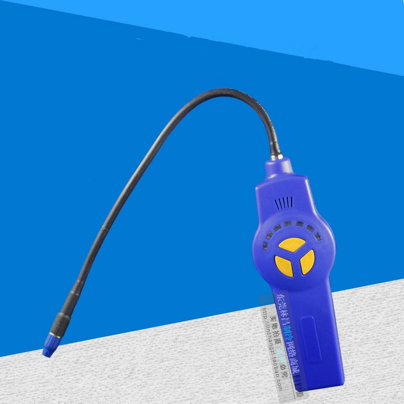 Halogen Gas Detector Alarm Freon CFC HFC HCFC Refrigerant Leakage Halogen Monitor Analyzer Tester Meter R134A HVAC DSA-200