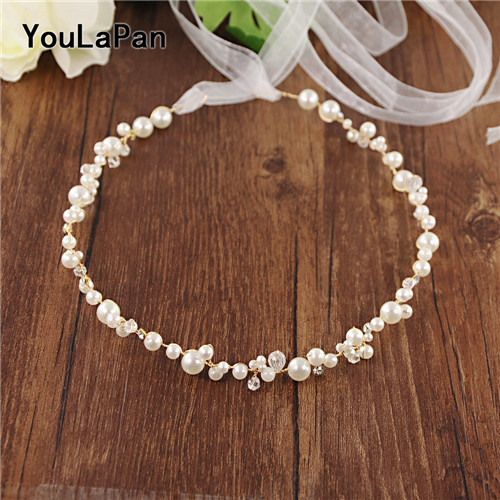 YouLaPan SH03-G Jeweled Bridal Belt Trim Crystal Wedding Ivory Sash Belt Ribbon Sash Belt Thin Bridal Crystal Belt for Bride: Off-White organza