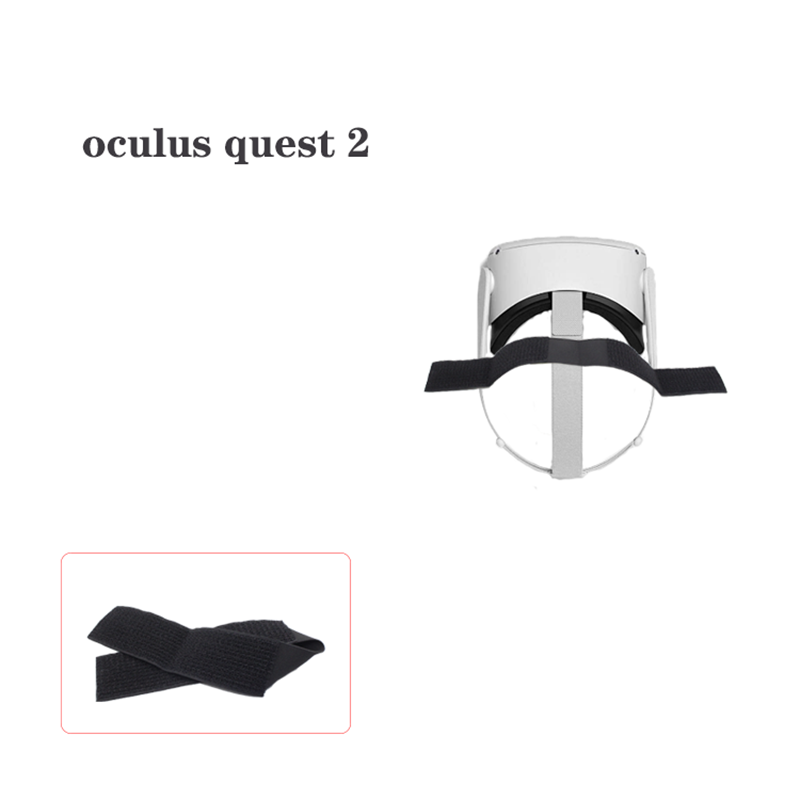 Adjustable Head Strap for Oculus Quest 2 VR Gaming Headset, for Quest2 Helmet headband, Reduce Head Pressure Comfortable Leather