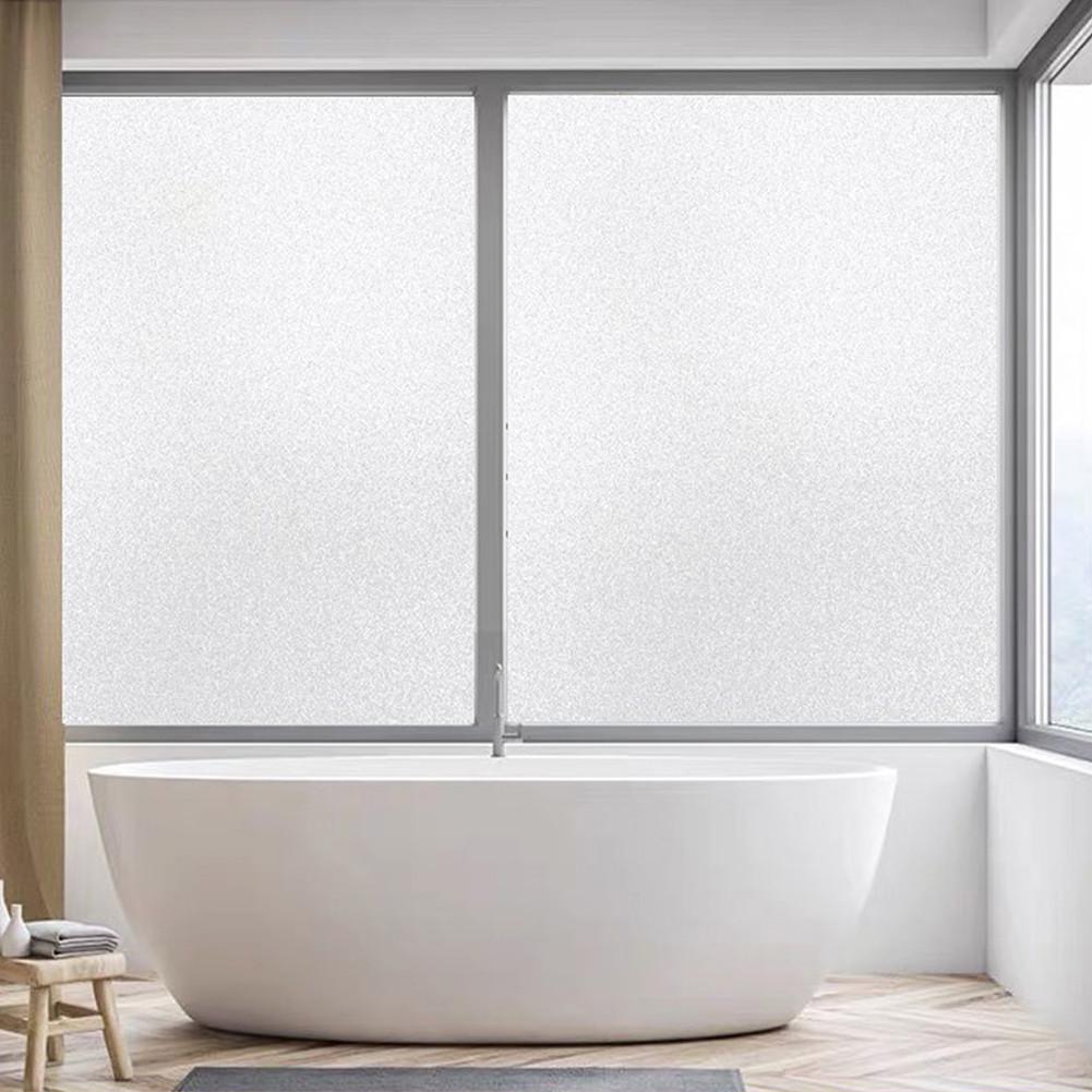 PVC Window Film Removeable Self Static Privacy Frosted Glass Film For Bathroom Office Meeting Room Waterproof Glass Sticker