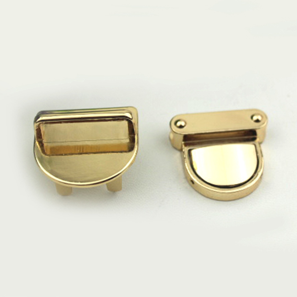 1Pc Duurzaam Gesp Twist Lock Hardware Voor Handtas DIY Turn Lock Tas Sluiting zilver Goud Kleur Tas Accessoires