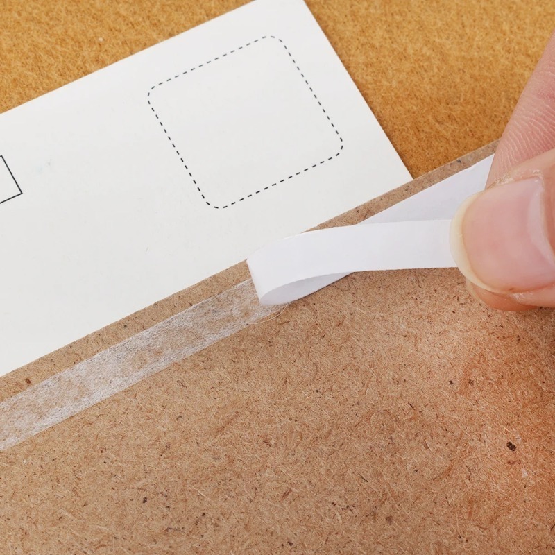 Fita adesiva dupla face para escritório, artesanato, fita forte, montagem, almofada de fixação, papel pegajoso, poderosa fita adesiva rasgada à mão