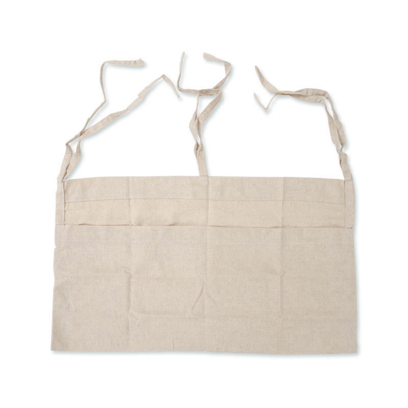 FBIL-Baby Bed Hanging Storage Bags Cotton Crib Organizer Toy Diaper Pocket For Crib Bedding Set Accessories Storage Bag: white