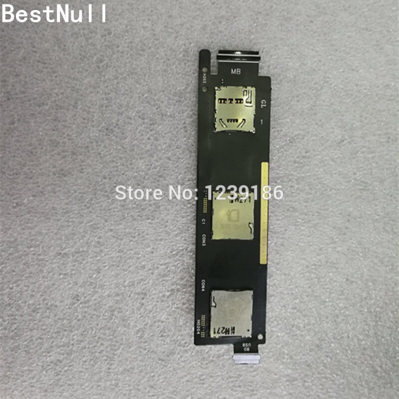 Voor Zenfone6 T00G SIM Card slot printplaat Kabel Reparatie onderdelen Voor ASUS Zenfone 6 A600CG A601CG Smartphone + Track nummer