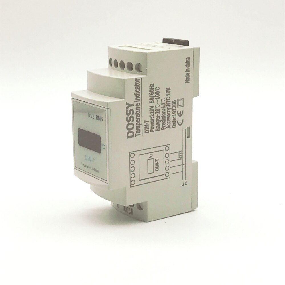 Thermostat DIN-T 220V temperature indicator display temperature of enviroment