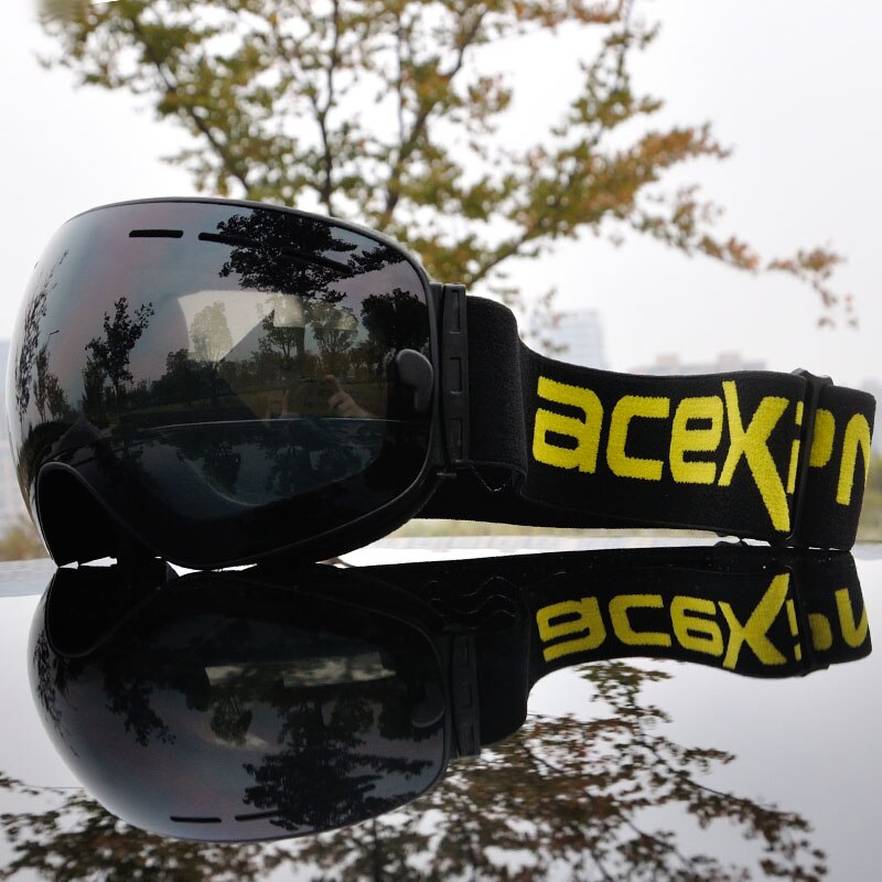 ACEXPNM Skibrillen Met Ski Masker Mannen Vrouwen Snowboard Goggles Bril Skiën UV400 Bescherming Anti-fog Sneeuw Skiën eyewear: SGP4