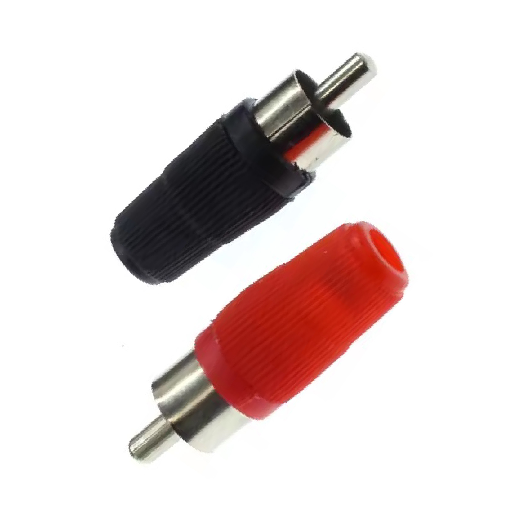 Changer adapter, rca male to female, extension coupler, av connector with dust caps