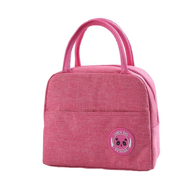 Adultos mujeres niñas portátil aislado bolsa de almuerzo caja Picnic impermeable Tote