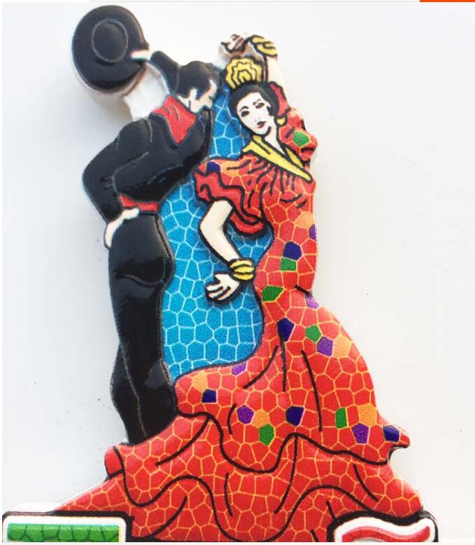 Spanish flamenco Fridge Magnet Souvenir Decor