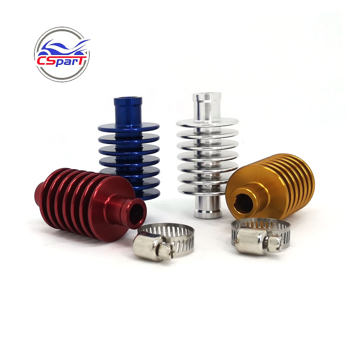 Radiateur en aluminium pour vélo refroidi à l'eau, 39CC 49CC MT A4 Blata KTM Polini ZPF, 58mm