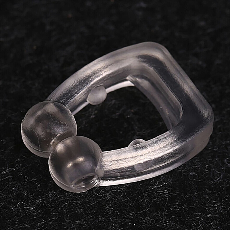 2 stk silikone magnetisk næseklemme anti snorke stop snorken næse trimmer unisex natte sove hjælpeværktøj