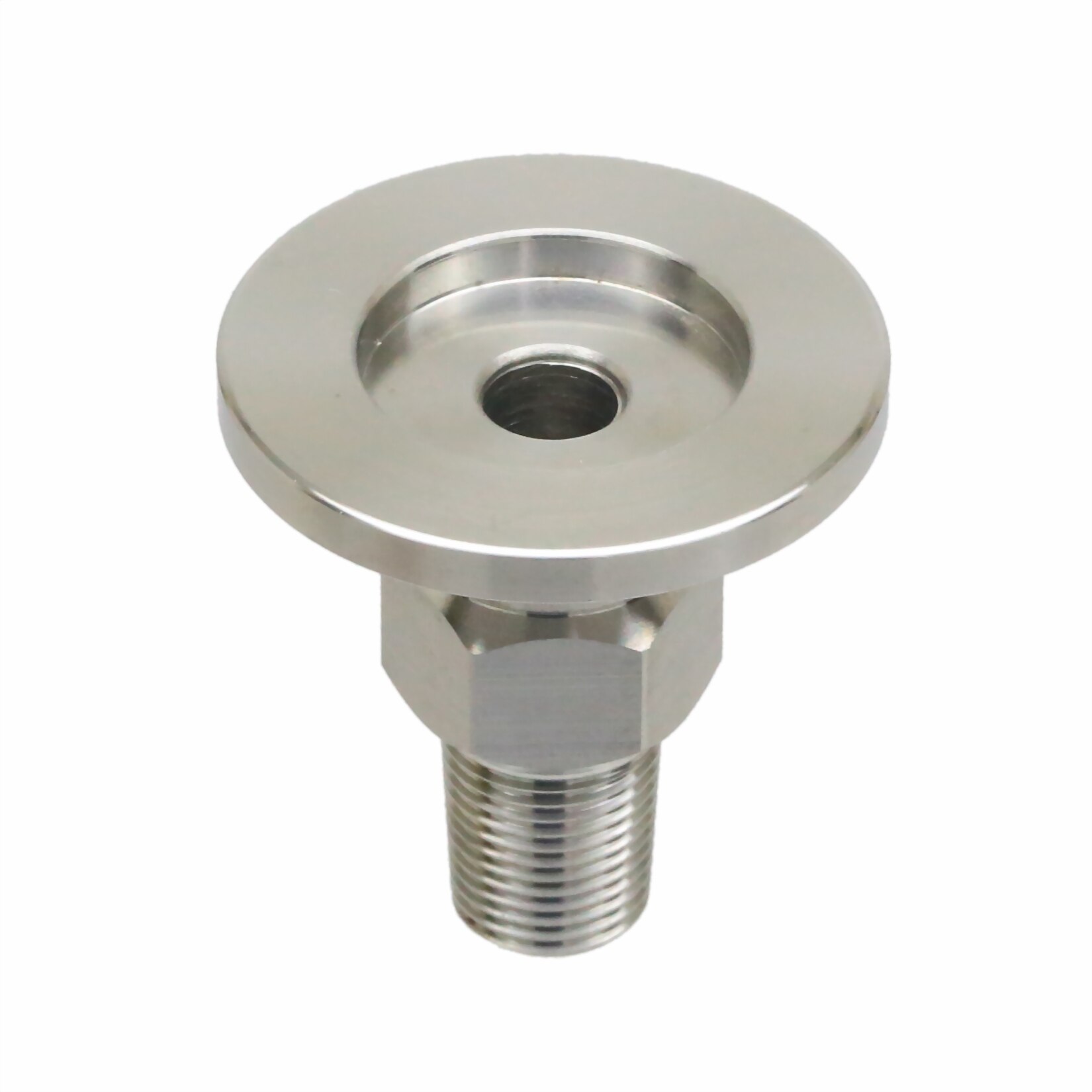 ISO-KF16 (NW/KF-16) to 1/8" inch Female PT Pipe Threads adapter Vacuum Flanges Fitting SS304 Stainless Steel 304