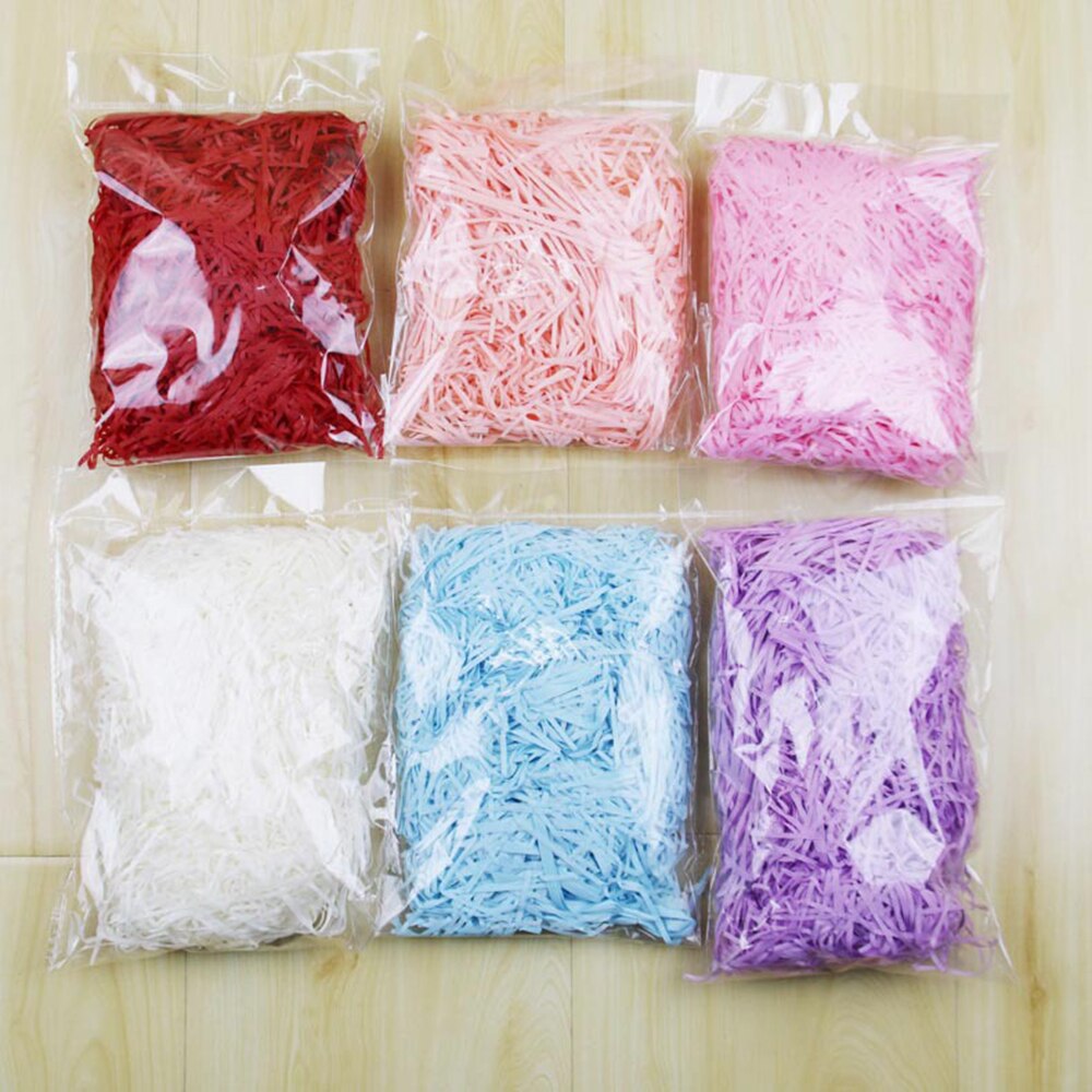 Diy Papier Raffia Papiersnippers Confetti Candy Bruiloft Verjaardag Christmas Party Box Vulmateriaal Decoratie