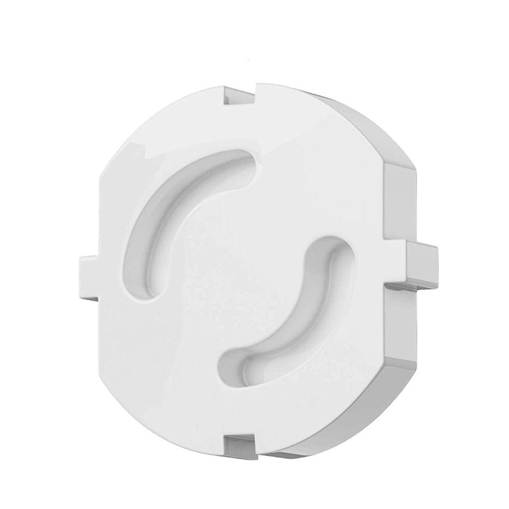 Socket protector baby safety socket cover anti-electric shock for EU power socket brand white plastic durable: Default Title