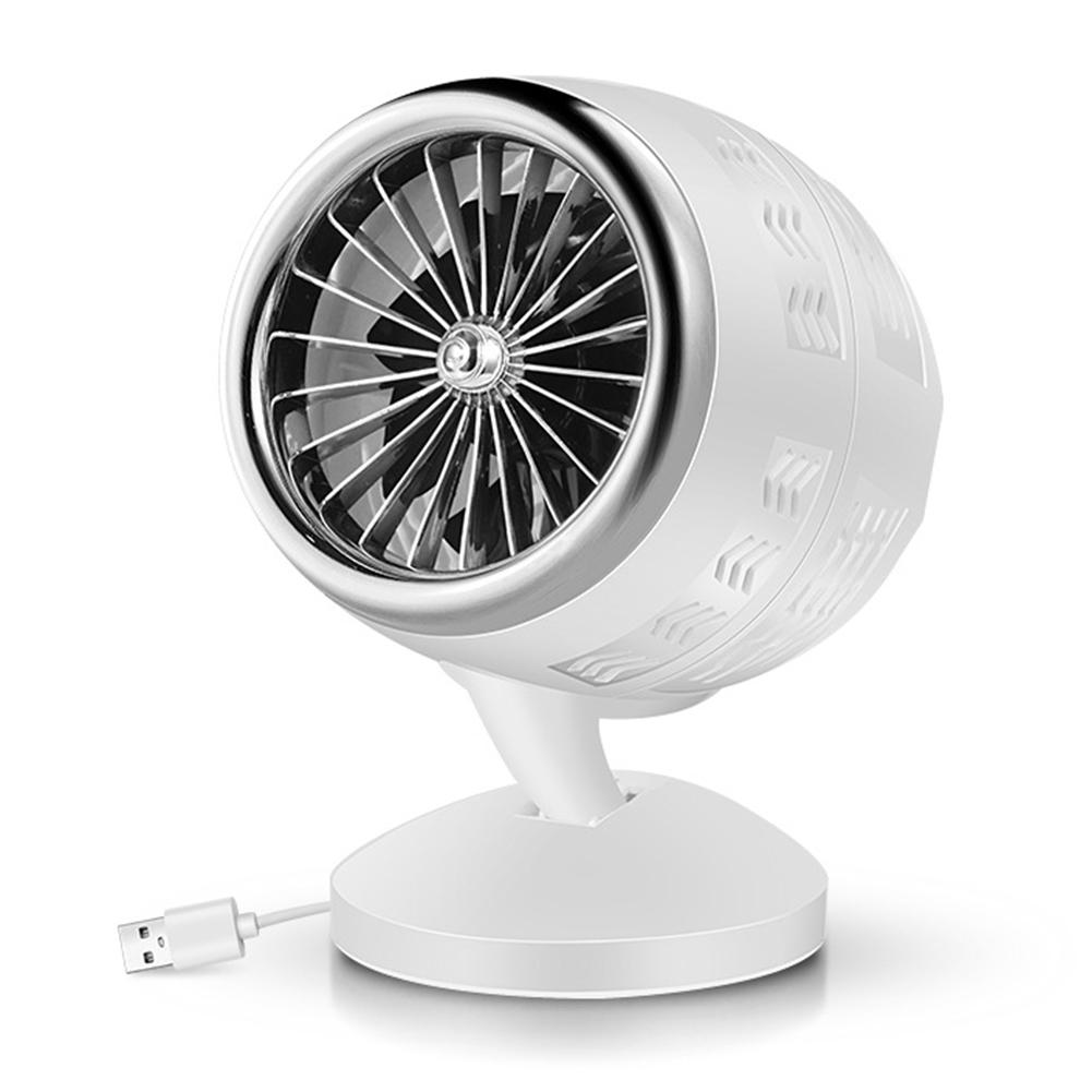 Portable DC5V Small Desk Desktop Office Fan Cooler Cooling USB Mini Fans Super Mute PC Laptop Notebook Home Student Dormitory: Silver