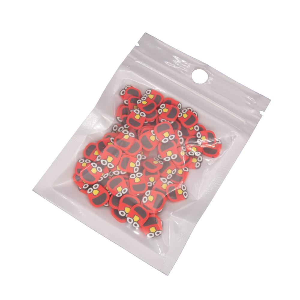 30g Smile Frog Monkey Bread Banana Alien Shape Polymer Clay Slices Sprinkles for Crafts Making DIY Slimes Acrylic Resin Filler: 7 big