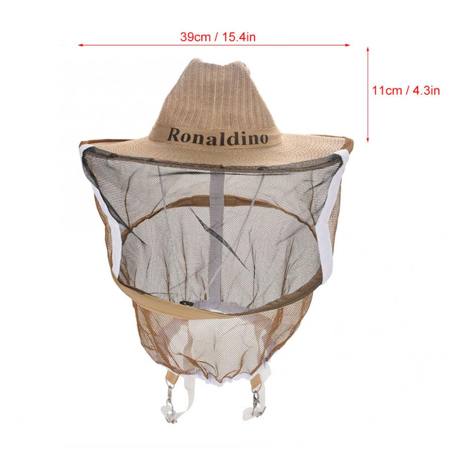 Beekeeping Beekeeper Hat Garden Guard Anti Mosquito Bee Insect Bug Face Head Veil Beekeeping Tool