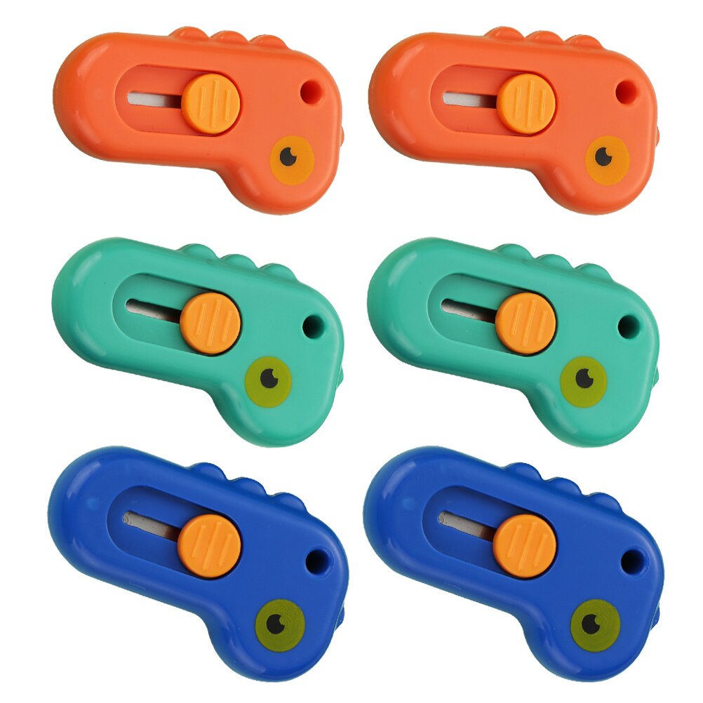 6Pcs Portable Box Cutters Multi-function Box Openers Adorable Paper Cutters Craft Supply
