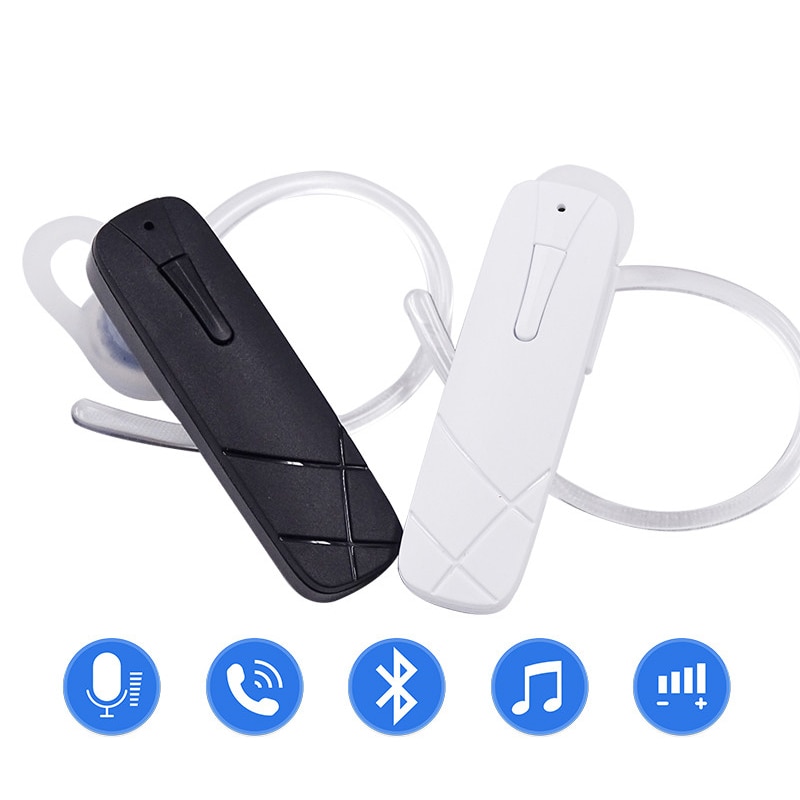 2 Kleuren Draadloze Bluetooth Stereo Headset Oortelefoon Met Microfoon Handenvrij Voor Samsung Xiaomi Iphone Laptop Pc