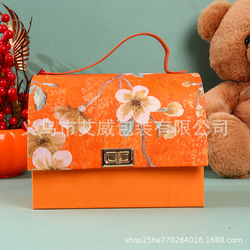 Romantyczne francuskie pudełko na tulipany Ręczne luksusowe opakowanie na prezent urodzinowy w świetle księżyca Uroczystość pełnego księżyca AE Zbiory: Beżowy