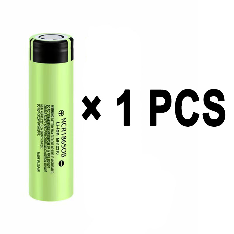 ncr 18650 Original NCR18650B 3.7v 3400mAh Lithium Rechargeable Battery for Battery Pack flashlight Electric tools Flat head: WHITE