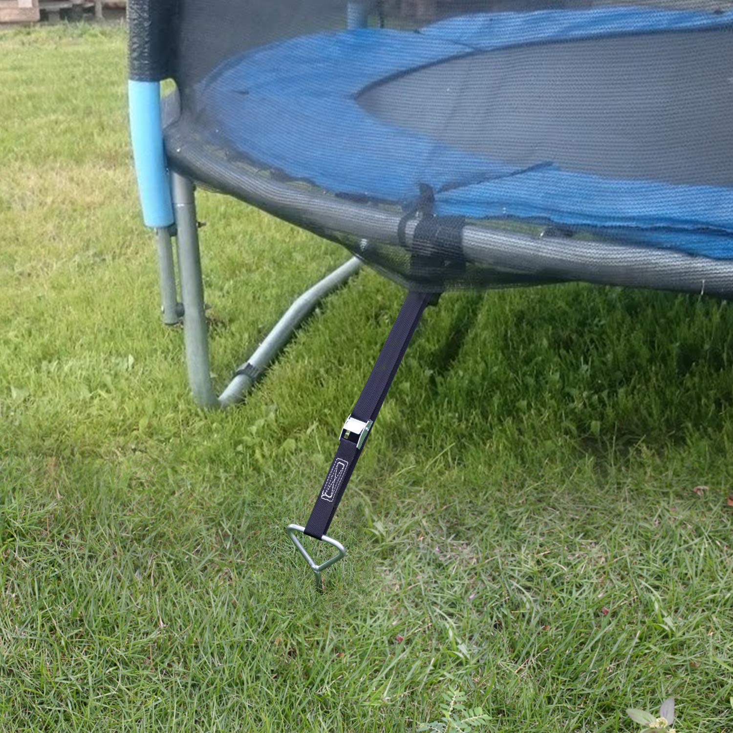 Heavy Duty Trampoline Ground Anchor Kit Trampoline Tie Down Kit for Trampolines, Swings, Garden Sheds, Playhouses