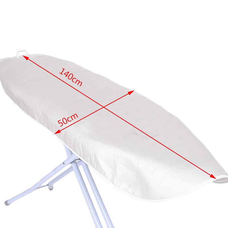 Cubierta protectora para tabla de planchar de tela de 140x50cm, tela plegable para planchado, protección delicada y fácil de colocar: 1