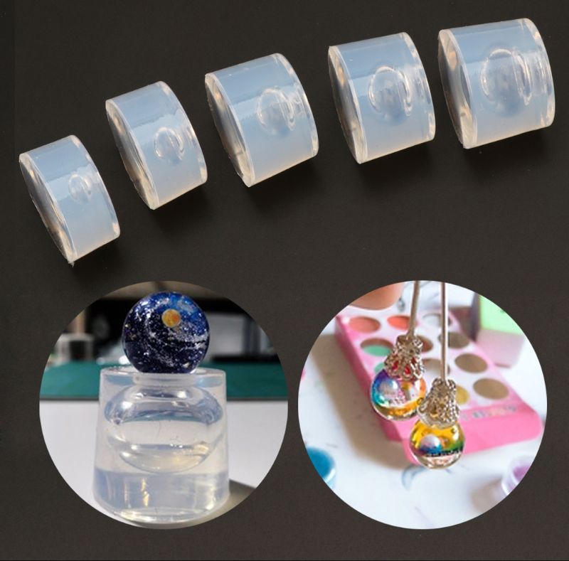 Transparent Silicone Mould Resin Universe Ball Epoxy Resin Molds Jewelry Making