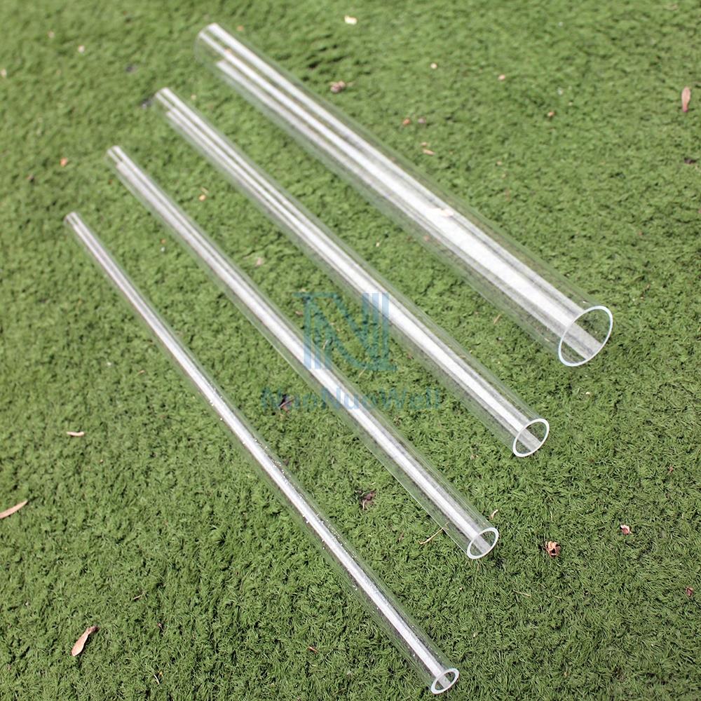 4Pc x50cm Crystal Pipe Plexiglass Solid Pipe DIY Level Gauge 99% Clear Hard Tube Aquarium Water Supply Visiable Out Dia.16-40mm