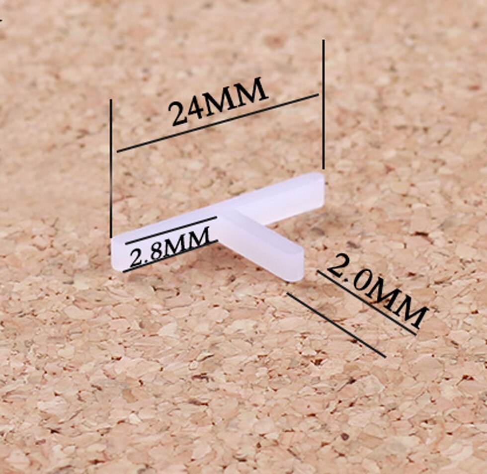 Brand Tile Line Tileline T-Shape Tiling Spacers Tile Spacer Of T Shape 3mm 100pcs