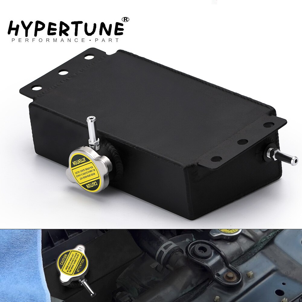 Hypertune - Universal Coolant Expansion Fill Tank Overflow Reservoir Aluminum For Subaru Honda Acura Nissan Mazda HT-TK49