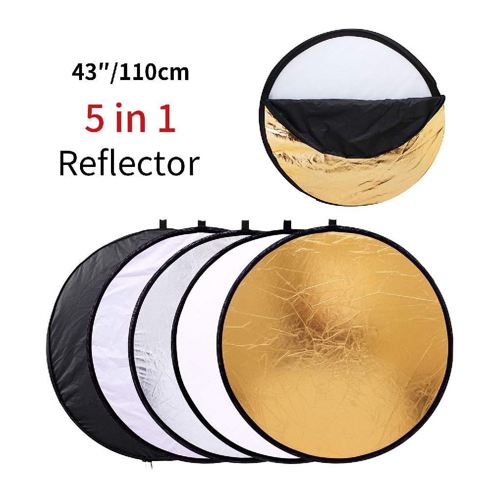 43" 5 In1 Photography Studio Multi Photo Disc Collapsible Light Reflector