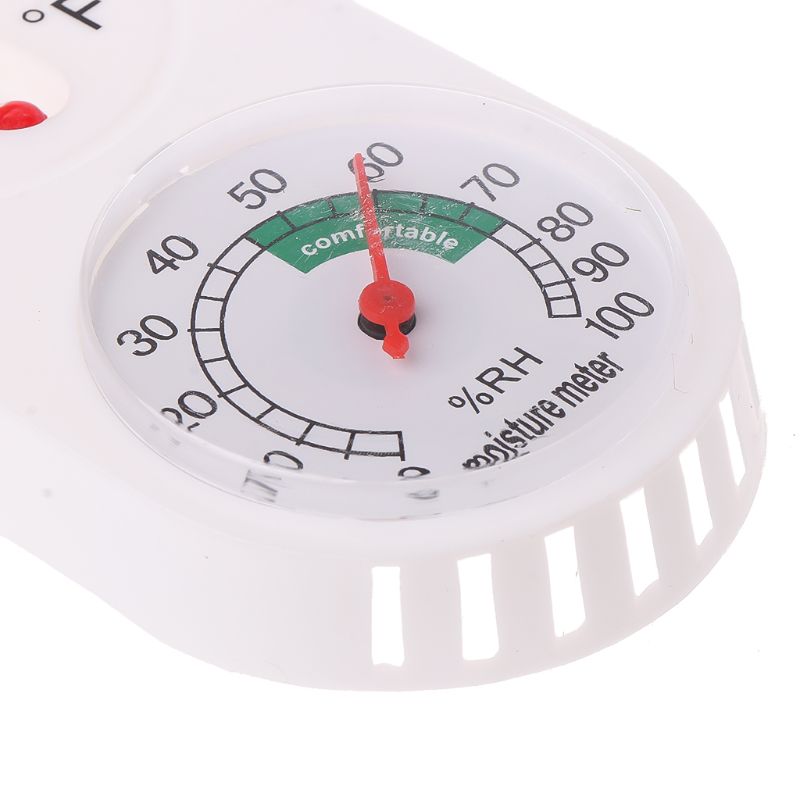 Indoor Outdoor Wall Hung Thermometer Hygrometer Garden Office Temperature Logger