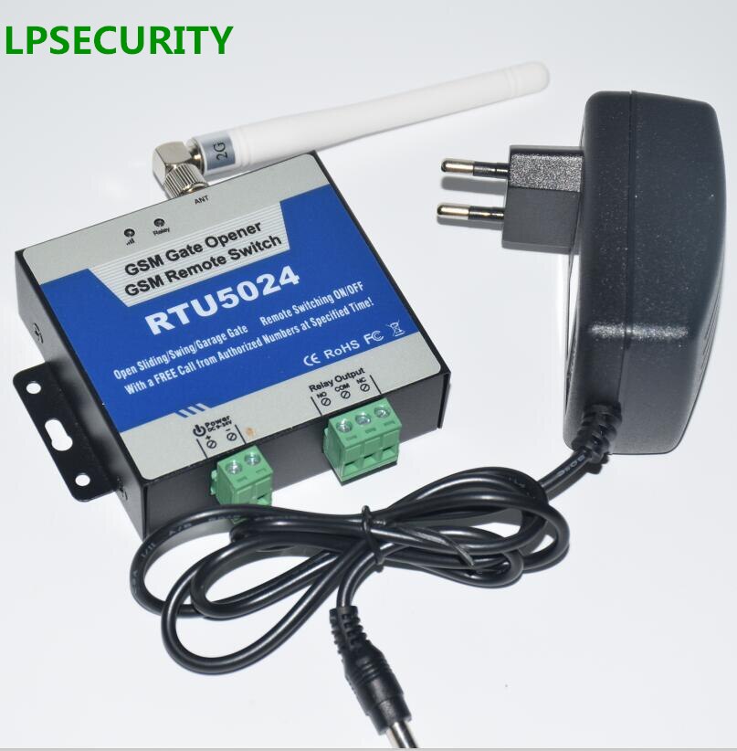 with adapter Smart Home GSM Module remote control access controller for electric door via SMS GSM gate opener