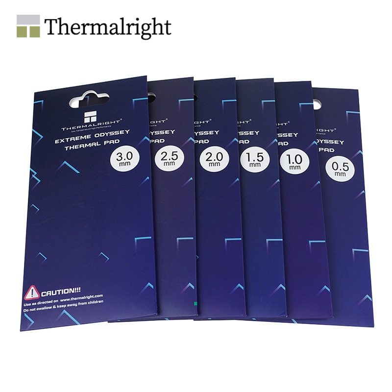 Thermalright – tapis thermique ODYSSEY, carte GPU Non conductrice, tapis de refroidissement à eau 12.8W/mk 85x45mm 0.5mm/1.0mm/1.5mm/2.0mm/3.0mm